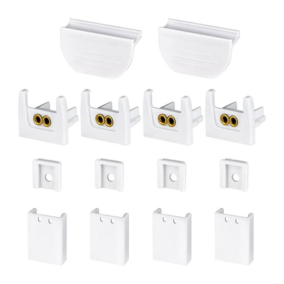 Accesorios para persianas enrollables, soporte para controlador, abrazadera plisada, juego de soporte, Kits de reparación de persianas enrollables BLESIY Soporte de controlador ciego