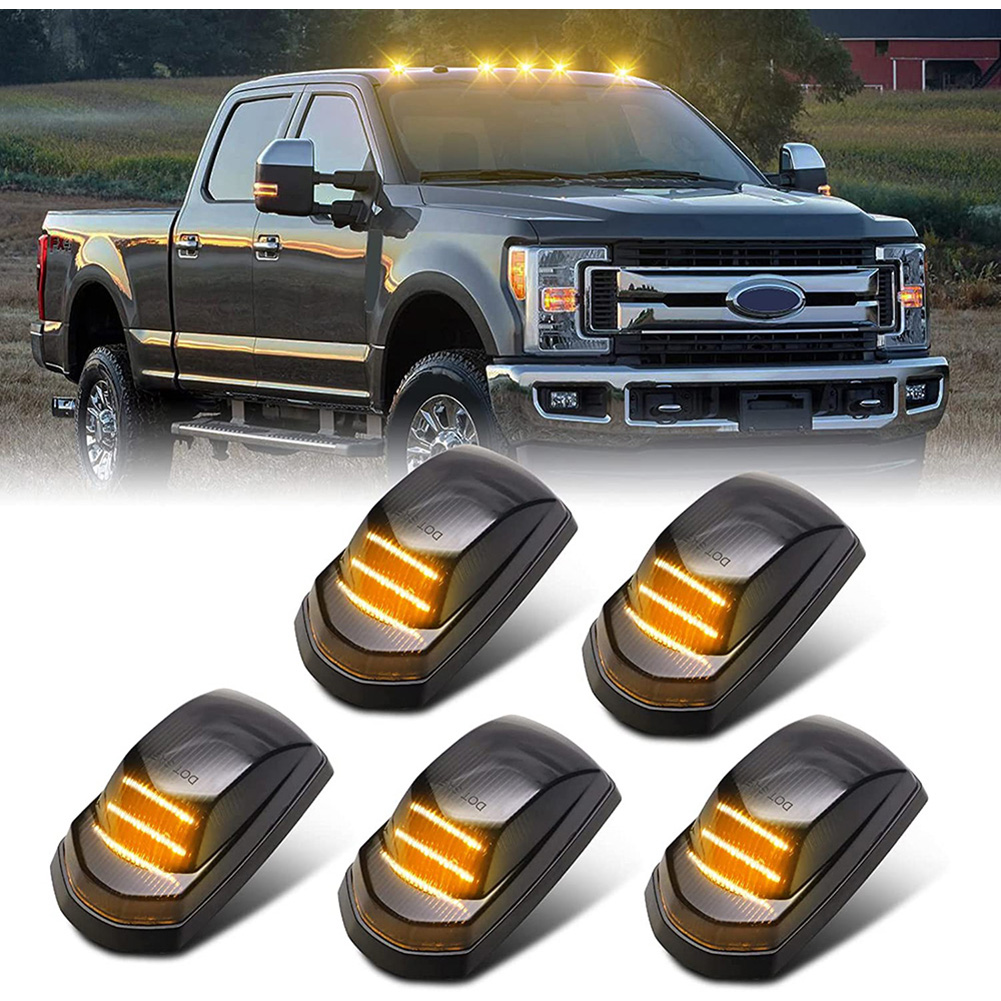 Smoked led overhead clearance light assembly compatible with F250 F350