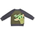 thumbnail image 2 of Baby Yoda Boys 2 Piece Character Crewneck and Jogger Set, Toddler, 2 of 5