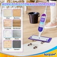 thumbnail image 6 of KEEPOW 2 Pack Power Mop Pads Compatible with SwifferPowerMop, Reusable Power Mop Refills Pads for Home Kitchen Floor Cleaning, 6 of 8