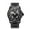 Black 2, variant on SKMEI Mens Luxury Skeleton Automatic Mechanical Wrist Watches Business Leisure Waterproof Luminous Pointer Self-Winding Wrist Watch