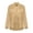 Rose Gold, variant on Akmaiox Button Down Shirts for Women Solid Color Sequined Patchwork Long Sleeves Fashion Clothing Casual Loose Vacation Party Summer Tops S-2XL