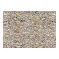 thumbnail image 3 of Tiptophomedecor Background & Patterns Wallpaper Wall Mural - Stacked Pebbles Stone Wall, 3 of 8