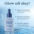 thumbnail image 3 of Glow Elixir Hyaluronic & Retinol Face Serum - Dermatologist Tested Anti-Aging Korean Skin Care Hydrates Firms Smooths Improves Texture Evens Skin Tone - Clean Beauty Vegan Cruelty-Free - 1.69 Fl Oz, 3 of 7