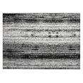 thumbnail image 2 of Addison Rugs Chantille Indoor/Outdoor Transitional Stripes Black Washable Rectangle Rug, 1'8" x 2'6", 2 of 6