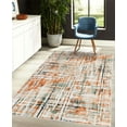 thumbnail image 4 of Grunge Decorative Rug, Abstract Paint Manifold Complicated Mixed and Lines Print Illustration, Quality Carpet for Bedroom Dorm and Living Room, 6 Sizes, Burnt Orange, by Ambesonne, 4 of 4