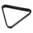 thumbnail image 1 of Uxcell Billiard Ball Triangle Rack Plastic Snooker Pool Ball Rack Holder Black, 1 of 5