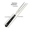 GuLuBin Carving fork Meat forks 10 Inch Long Stainless Steel forks for