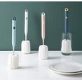 thumbnail image 2 of Perfect cleaning brush, water glass, wine glass, wine glass and reusable cleaning brush bottle., 2 of 5