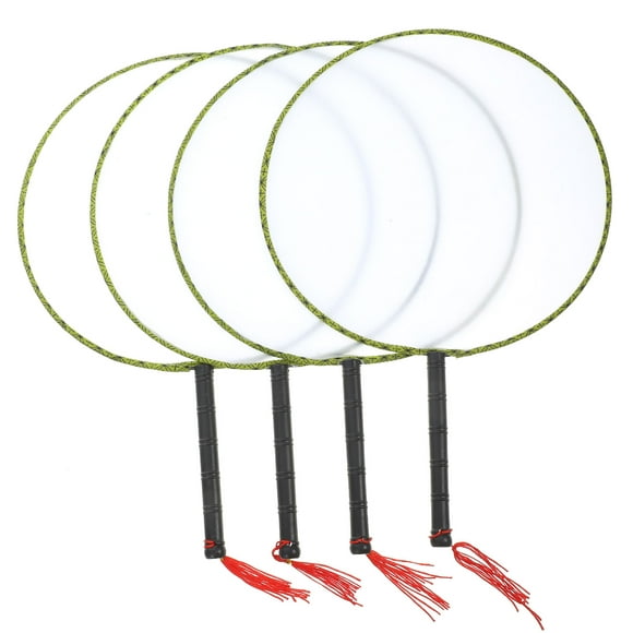 piezas de abanicos de dibujo en blanco para niños, materiales de pintura para rompecabezas de jardín de infantes, abanicos de pintura hechos a mano (24 cm)