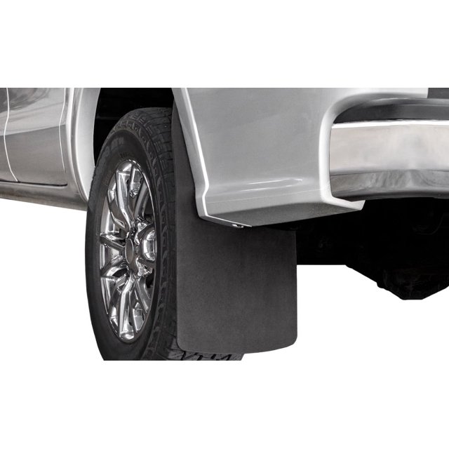 ACCESS Couvre-Boue E500005249 Rockstar; Universel; Longueur 24 Pouces x Largeur 12 Pouces; Ensemble de 2; Sans Logo; Plat; Noir; Caoutchouc Composite; à Visser; pour Roues Arrière Simples; avec Plaques de Garniture