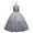 Gray, variant on Godderr Kids Girls Flower Girl Dress Flower Vintage Lace Princess Long Dress Tulle Pageant Formal Party Wedding Floor Dance Youth Evening Gown 5-14 Years