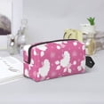 thumbnail image 6 of Uemuo Cute Poodle Dog Pattern Portable Toiletry Bags with Handle, Waterproof travel Make up Bags for Women, Large Capacity Travel Cosmetic Bags, 6 of 9
