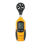 1.00-25.00m/s Mini Digital Anemometer LCD Display Wind Speed Air Velocity Temperature Measuring Meter