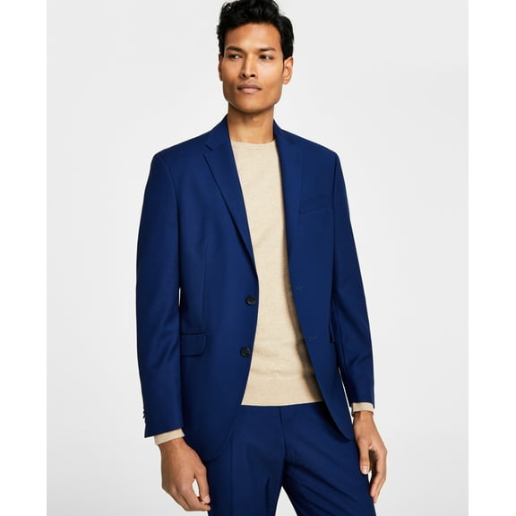 Kenneth Cole Reaction Men's Separate Slim Fit Suit Jacket Blue Size 40