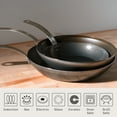 thumbnail image 4 of Made In Cookware - 3-Piece (Includes 8",10",12") Blue Carbon Steel Frying Pan Set - (Like Cast Iron, but Better) - Professional Cookware - Crafted In France - Induction Compatible, 4 of 7