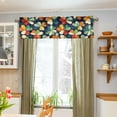 thumbnail image 3 of Yayeee Kitchen Valance Rod Pocket 54" x 18" Living Room Window Curtain, Green Clover Pattern, 3 of 6