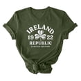 thumbnail image 2 of Kayannuo Blouses for Women Tee Shirts for Women St. Patrick's Day Women's Fashion Crewneck Printed Short Sleeve T-shirt Casual Loose Shirt Tops, 2 of 4