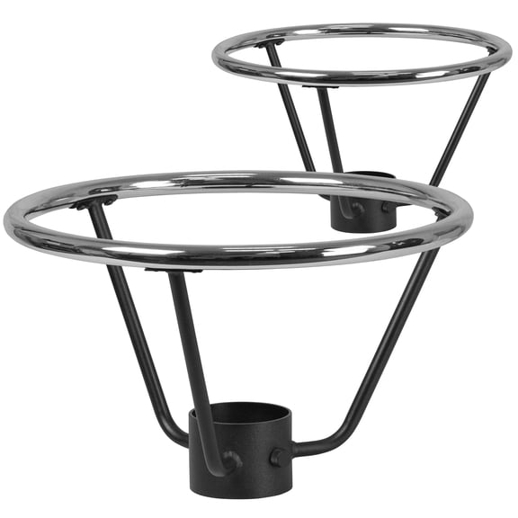 Flash Furniture 2 Pk. Bar Height Table Base Foot Ring with 4.25'' Column Ring - 19.5'' Diameter