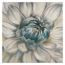 Masterpiece Art Gallery Daytime Dahlia Blue II By Studio Arts Canvas Art Print 35" x 35"