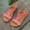 Watermelon Red, variant on Eltusu Women Platform Sandals, Open Toe Ankle Strap Non-Slip Beach Dress Sandals Shoes Black Size 9