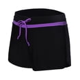 thumbnail image 4 of Women Adjustable Drawstring Swim Shorts with Brief Lining Design Ladies, 4 of 8