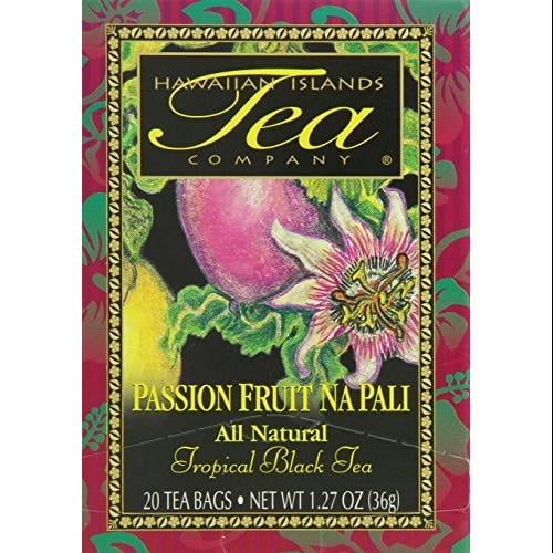 Hawaiian Islands Tea Company Passion Fruit Na Pali Black Tea - 20ct