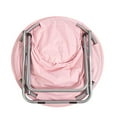 thumbnail image 4 of Urban Shop Faux Fur Saucer Chair, Light Pink, 4 of 5