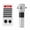 WHITE, variant on High Frequency Fascia Gun Handheld Cordless Rechargeable 3 Speeds Deep Muscle Massager with 4 Massage Heads for Full Body