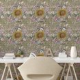 thumbnail image 3 of Ambesonne Sunflower Peel & Stick Wallpaper for Home, Blooming Flower Petal Art, 13"x72", Slate Brown Fawn and Caramel, 3 of 6