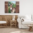 thumbnail image 3 of Stupell Industries Cottage Donkey in Wooden Gate Canvas Art, 30 x 24, by George Dyachenko, 3 of 8