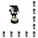 thumbnail image 2 of Naiovety Candelabros hechos de hierro con artesanía exquisita para decoración de Halloween candelabro escalofriante A A 10piezas, 2 of 6