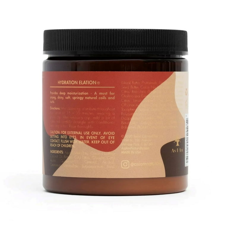 As I Am Classic Hydration Elation Deep Conditioner 8 oz., Dry, Moisturizing