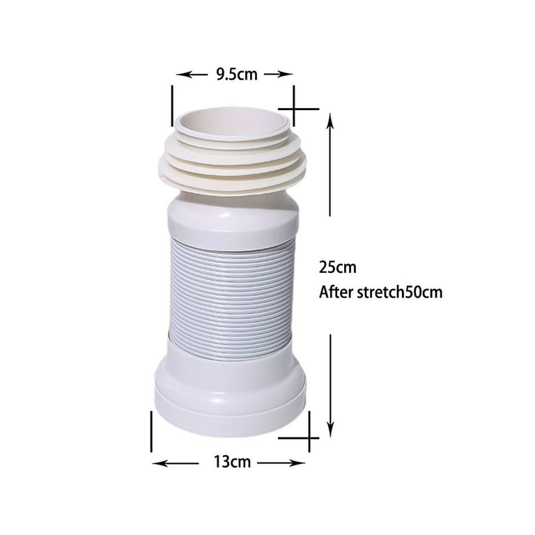 WATERMARK Plastic Flexible Drain Hose To 102mm Soil Pipe Toilet Pan  Connector - China best flexible pan connector, offset toilet flange wax  ring