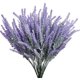 thumbnail image 1 of Juego de 10 flores artificiales de lavanda para decoración del hogar, plantas moradas artificiales con tallos de plástico para jardín floral JAMW Sencillez, 1 of 5