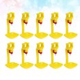 thumbnail image 2 of 10 bebederos automáticos integrados para pollos, bebederos colgantes para aves de corral, para pollos, patos y gansos (amarillo), 2 of 7