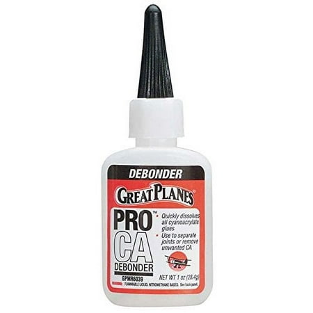 Great Planes Pro CA Debonder 1 oz GPMR6039 Miscellaneous Airplane Accessories price history on PriceWatchPro