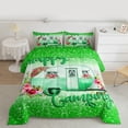 thumbnail image 2 of Homewish Camper Car Rv Full Size Comforter Sets,Green White Bedding Comforter Set,Outdoor Camping Adventure Bedding Sets For Girl,Breathable Home Decor Reversible,3pcs, 2 of 8