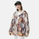 thumbnail image 3 of Balery Sea Shells Sudadera ligera de manga larga con capucha y protección solar UPF 50+ para hombre y mujer, ideal para pesca y running-Small, 3 of 7