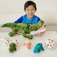 thumbnail image 4 of MorisMos 24" Alligator Stuffed Animal Mommy Stuffed Crocodile with 3 Babies and 3 Eggs, 4 of 8