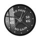thumbnail image 5 of Reloj colgante de pared con diseño de pesas y pesas de 11,8 pulgadas, reloj de Fitness redondo para habitación de invitados, multifuncional, 5 of 9