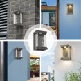 thumbnail image 4 of Outdoor Wall Light Wall Modern Porch Light with Bubble Glass, Exterior Waterproof Wall Mounted Light Fixtures Wall Lights for Garage Doorway Patio Balcony, 4 of 5