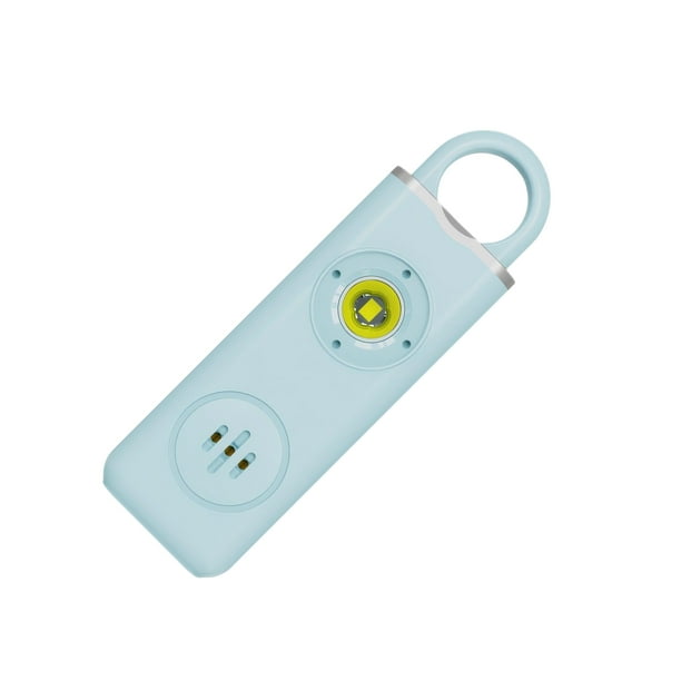 Bearachild Alarma sonora fuerte de la defensa del llavero de la seguridad personal para las mujeres determinadas de la defensa del llavero de la Cadenas y protecciones para puertas de seguridad azul