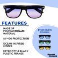 thumbnail image 2 of Gradient Lens Sunglasses Set of 10, Bulk Pack - UV Protection, Perfect for Parties, Beach, Pool, Outdoor Events - Purple, 2 of 8