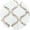 Calacatta Gold, variant on The Tile Life Tahitian Pearl Lantern Calacatta Gold Glass Wall Tile, 14" x 14.5", 1-Piece