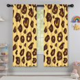 thumbnail image 5 of Blackout Kids Curtains,Yellow and Brown Of Leopard Print Childrens Insulated Curtains Set Of 2,Bedroom Essentials,Toddler Room Decor 42"x63", 5 of 5