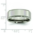 thumbnail image 5 of Titanium 8mm Mens Wedding Ring Band Jewelry Size 13, 5 of 6