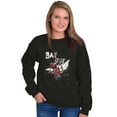 thumbnail image 3 of Halloween Bat Out of Hell Spooky Sweatshirt for Men or Women Brisco Brands S, 3 of 6