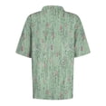 thumbnail image 4 of KDDYLITQ Womens Polo Shirts With Collar Short Sleeve Collared Lightweight Wicking Shirts Breathable Loose Dressy Golf Shirts Mint Green 2XL, 4 of 4