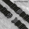 thumbnail image 3 of Waist Tool Pouch, Abrasion Resistant 600D Oxford Cloth Enhanced Stitching Tool Pouch Belt Quick Release Buckle  for Woodworking, 3 of 7